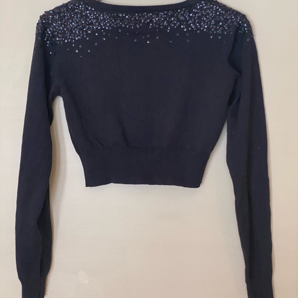 Black sequinned shrug - Picture 3 of 3